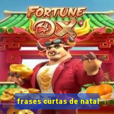 frases curtas de natal